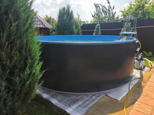 Круглый бассейн ЛАГУНА 4х 1,25 м