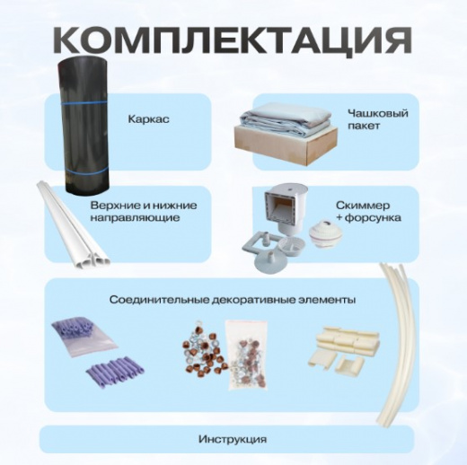 Круглый бассейн Гигабасс 1,5 х 1,5 м