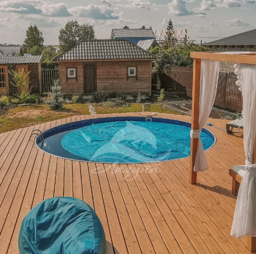 Круглый бассейн ЛАГУНА 3,5 х 1,25 м